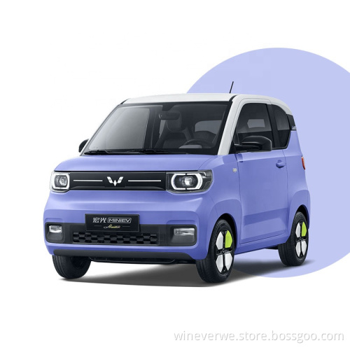 Long Battery Life Wuling Hongguang Mini Ev New Energy Electric Cars